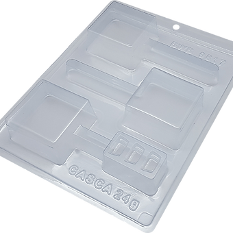 3Pc Square Popsicle, Cakesicle (9817)