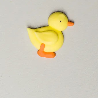 1" EASTER CHICK Royal Icing Topper (12pc)
