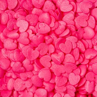 Pink Heart Quins Sprinkle (3oz)