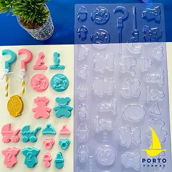 Baby Shower/Gender Reveal 1pc Large Mold