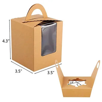 Single Cupcake/Hot Cocoa Bomb Box 6Pk