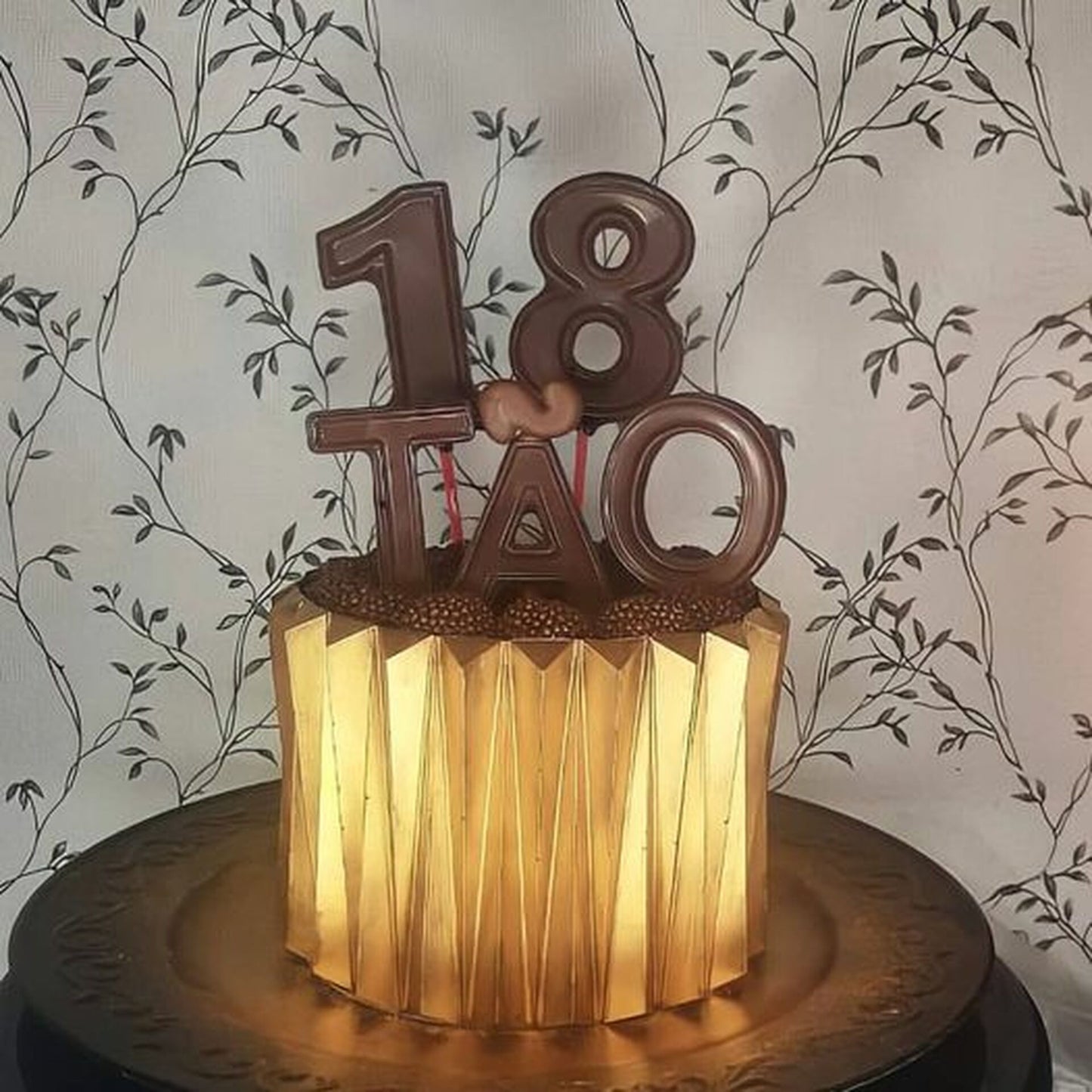 Alphabet Lollipop #01, Cake Topper 1Pc Large Letter Mold