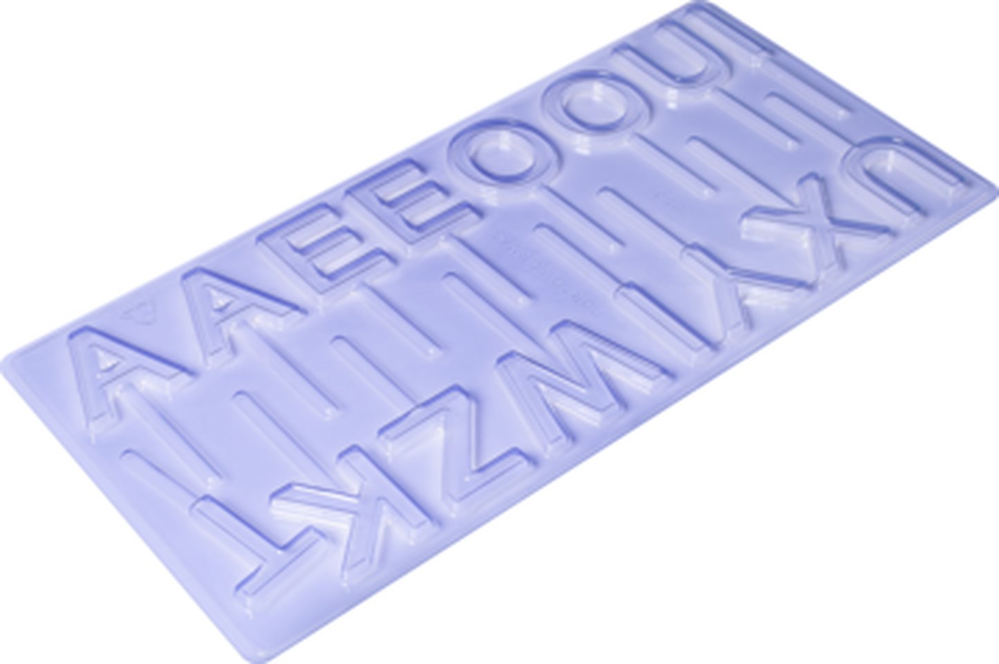 Alphabet Lollipop #01, Cake Topper 1Pc Large Letter Mold