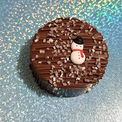 Royal Icing Mini Snowman Toppers 12Pcs