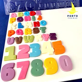 Alphabet & Number 1pc Mold