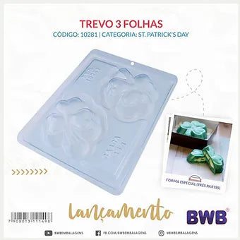 Clover Leaf 3pc Mold