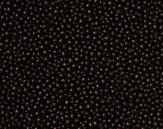 Black Nonpareils Sprinkles 30z (coal)