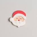 1.5" Santa Face Royal Icing 6Pcs