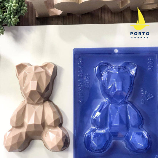 Geometric Bear 3Pc Mold